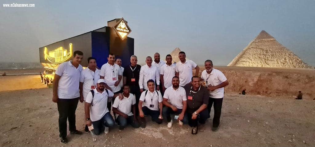 - وصول مركب الملك خوفو الأولى إلى المتحف المصري الكبير