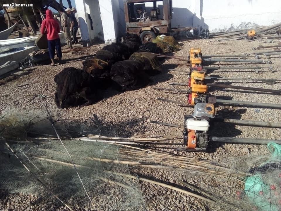 محافظ كفرالشيخ يتابع حملة إزالة التعديات على بحيرة البرلس