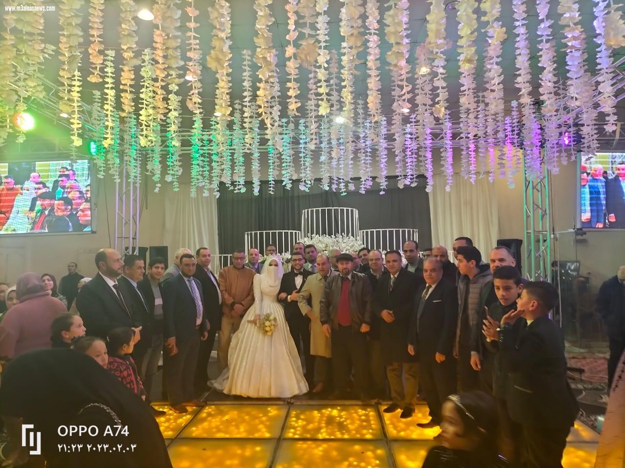 نقابة محامين كفر الشيخ تهنىء احمد وياسمين بالزفاف السعيد