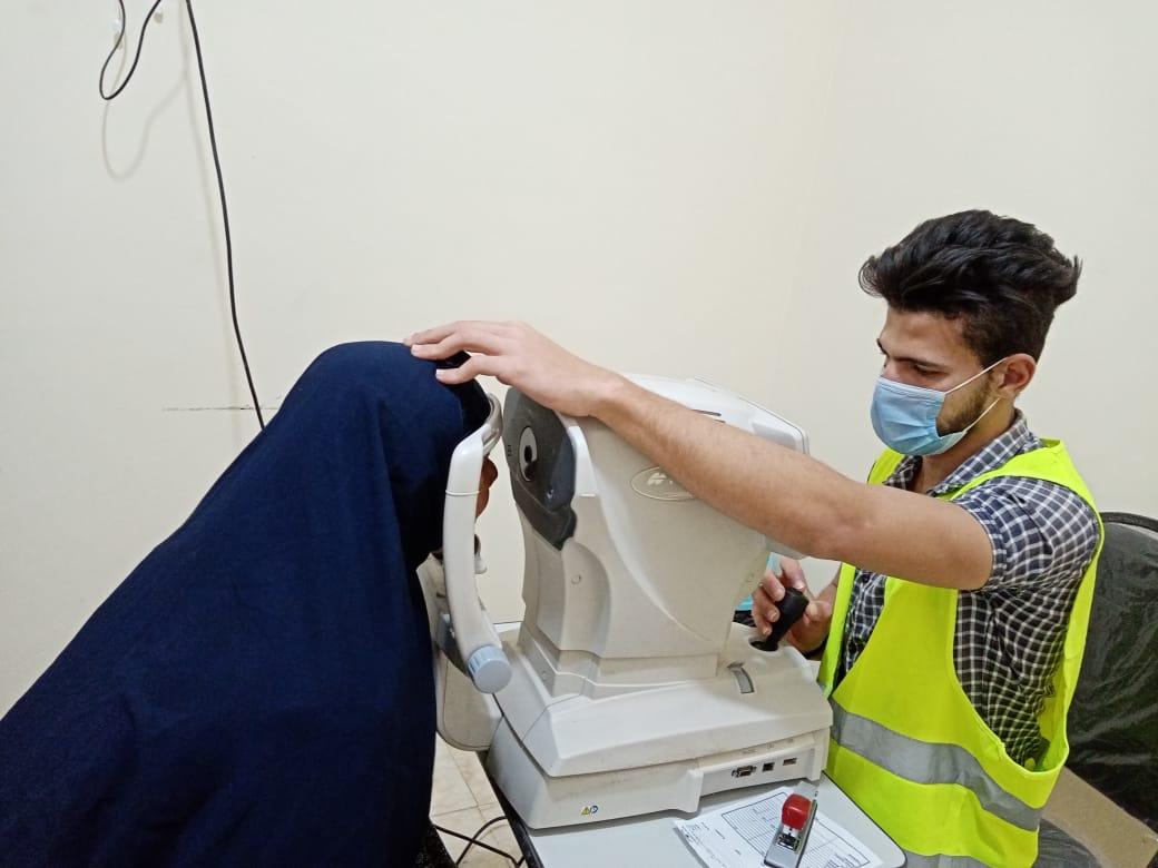 الكشف على 250 مواطنا فى قافلة طبية للعيون لحزب مستقبل وطن بكفرالشيخ