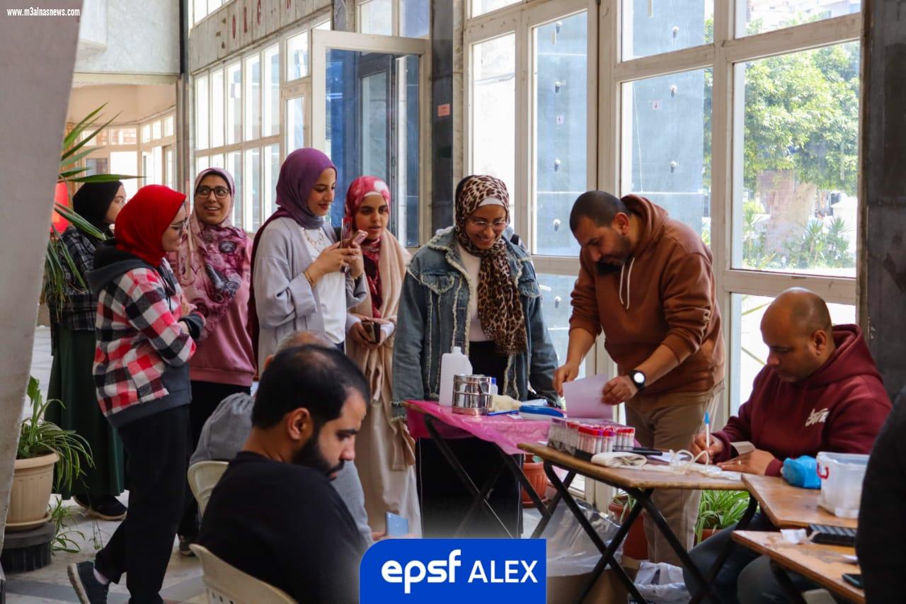 الاتحاد المصري لطلاب صيدلة الإسكندرية يطلق حملة التبرع بالدم تحت شعار ... أنا متبرع دائم