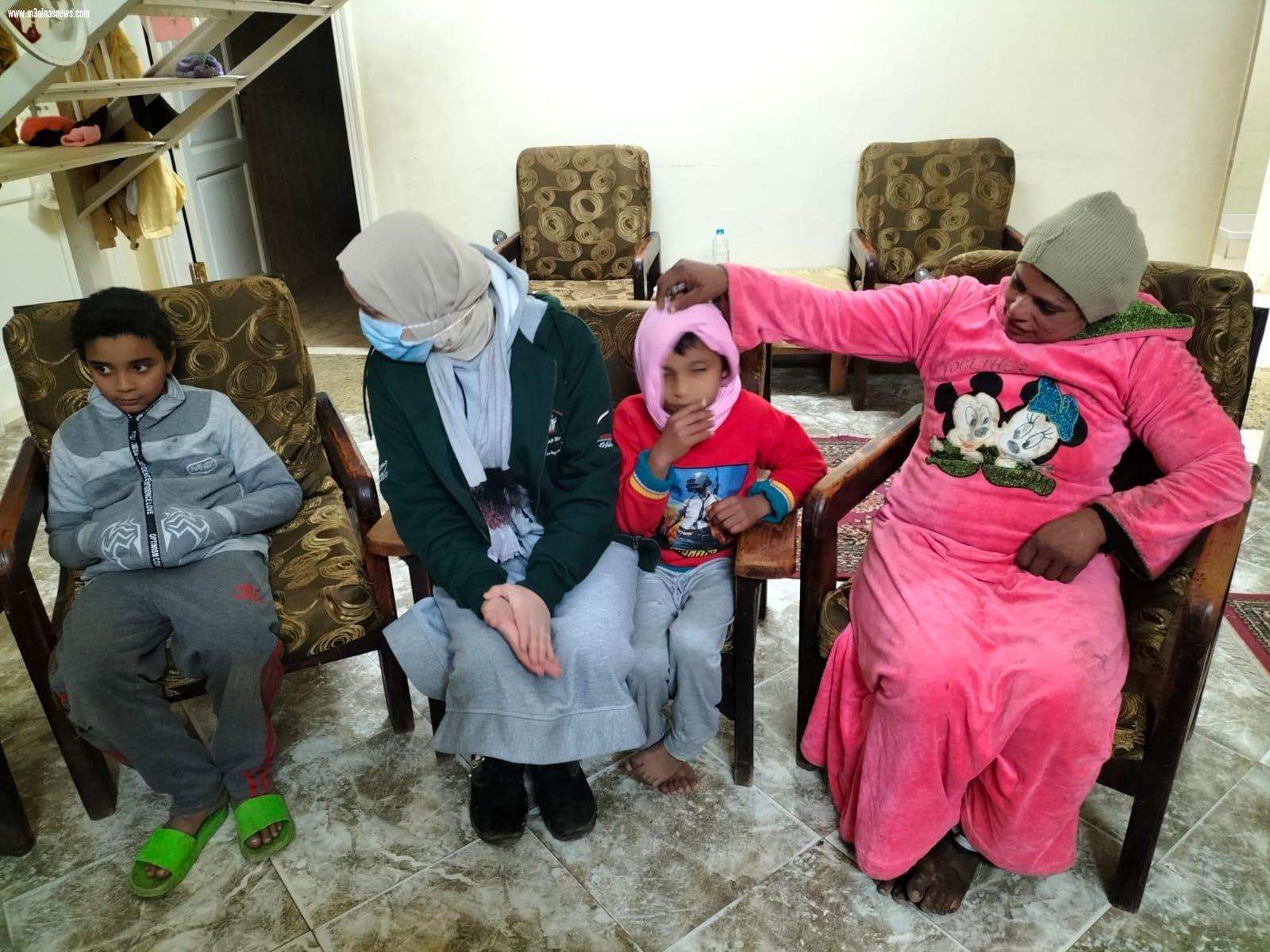 القباح توجه فريق أطفال وكبار بلامأوي بإنقاذ أسرة بلامأوي بالجيزة