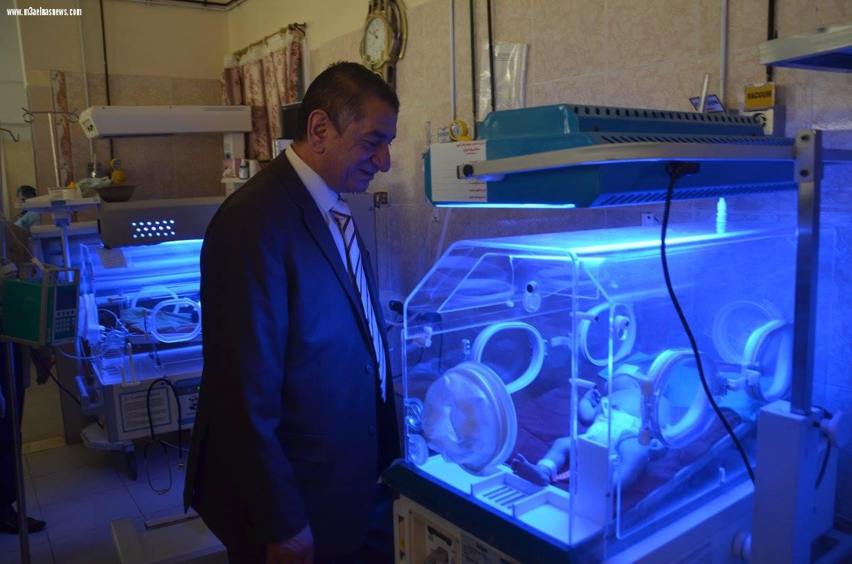 محافظ كفرالشيخ يتابع قافلة اليوم الواحد لجراحة الأطفال بمستشفى فوة