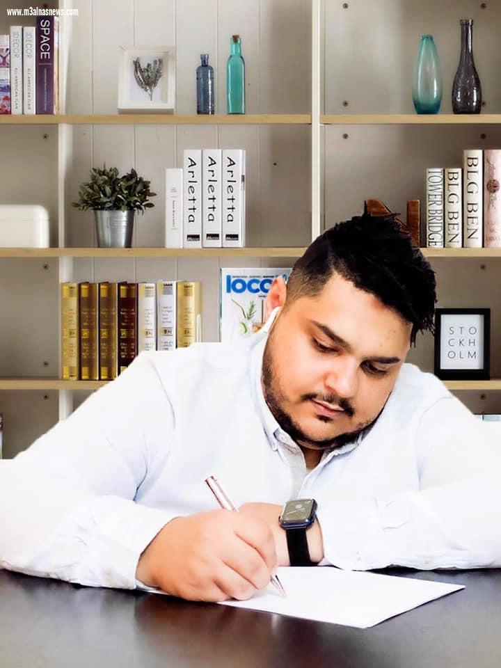 الكاتب خضر محمود ينتهي من روايته الجديدة «شفاه وردي»