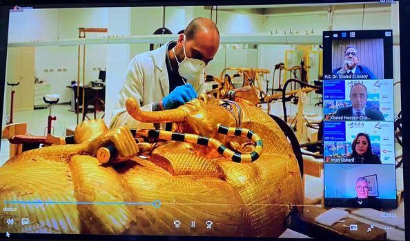 كلمة الدكتور خالد العناني أمام الغرفة التجارية المصرية البريطانية