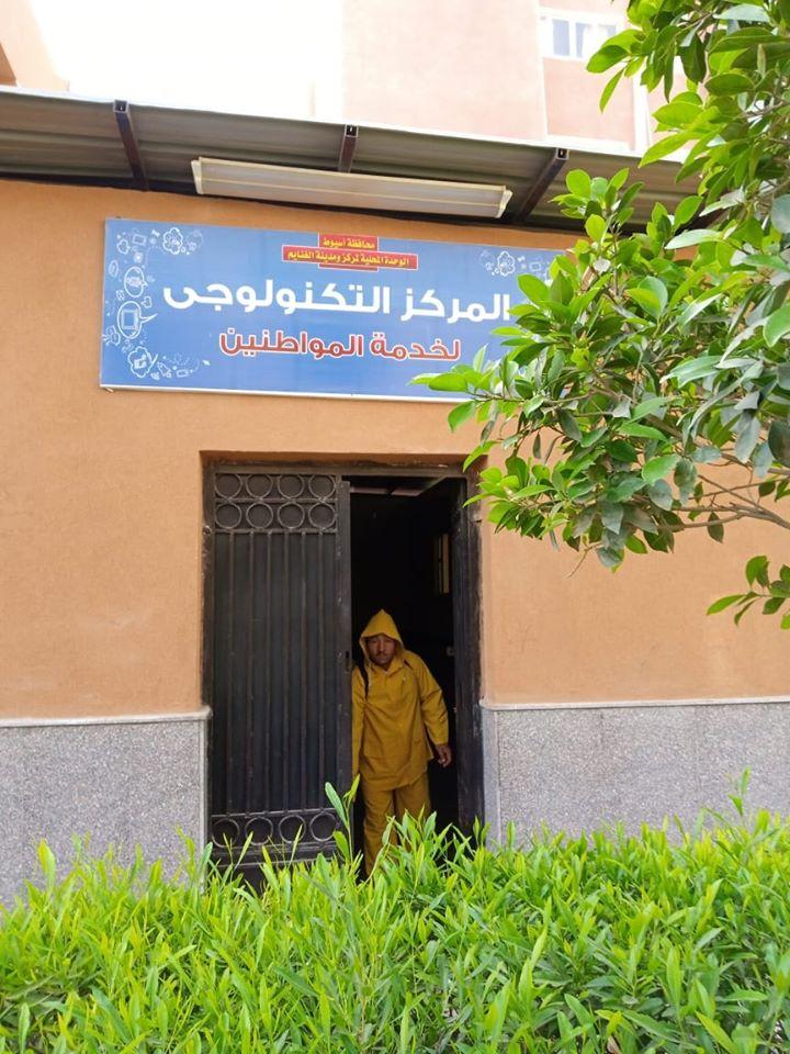 حملات تطهير مكثفة بمراكز أسيوط تحت اشراف نائب المحافظ