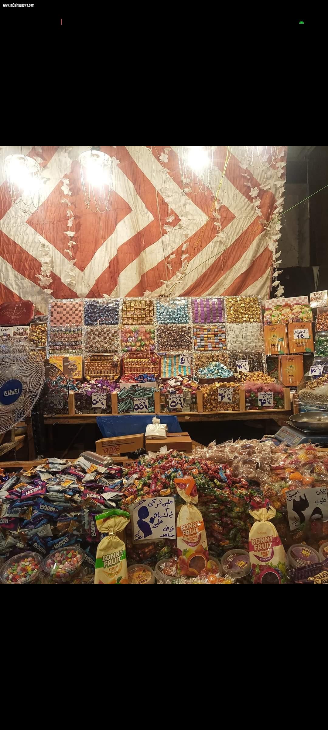  كفرالشيخ تستقبل شهر رمضان بالفوانيس والياميش