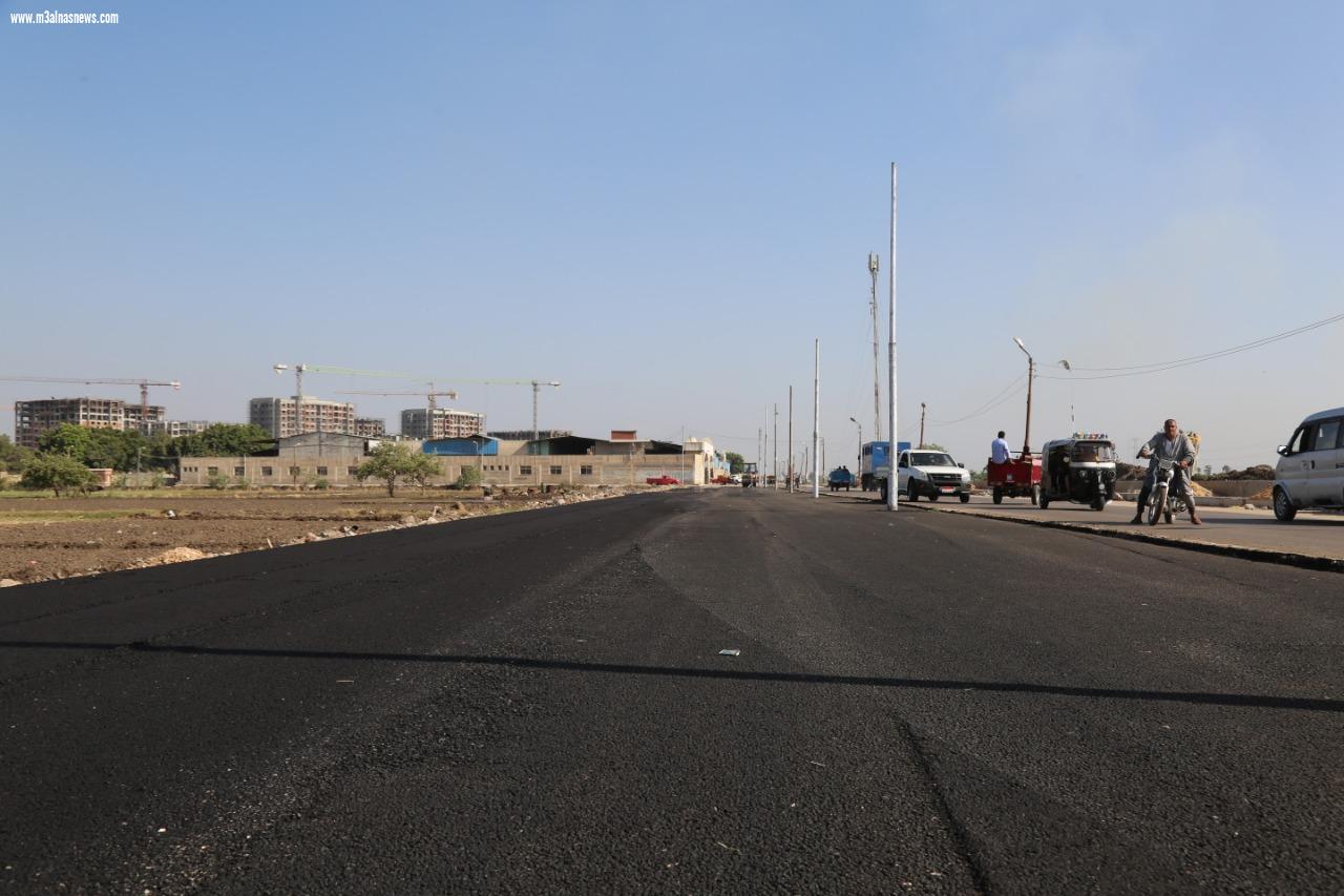محافظ كفر الشيخ يتفقد أعمال توسعة ورصف الطرق غرب وشرق العاصمة