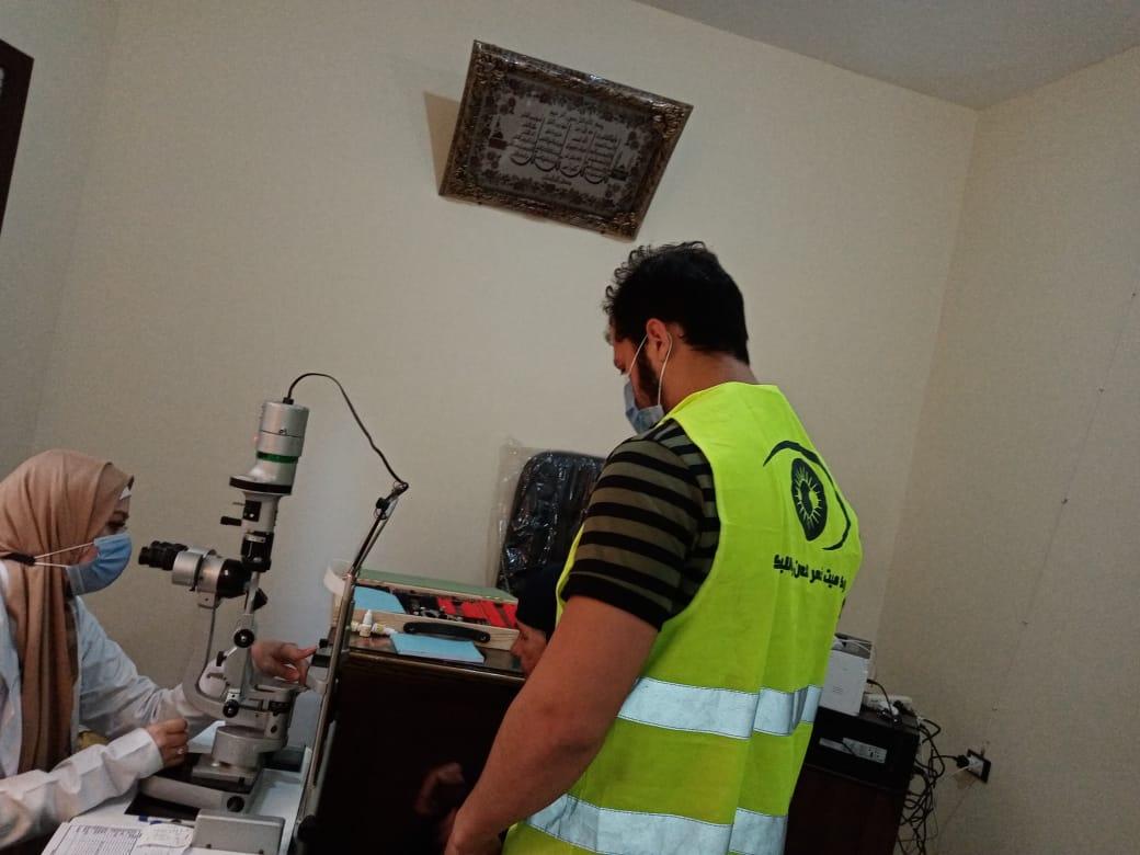 الكشف على 250 مواطنا فى قافلة طبية للعيون لحزب مستقبل وطن بكفرالشيخ