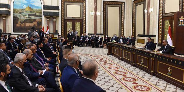 نيفين جامع ووزير التجارة العراقي يثمنان الملتقى الاقتصادي بين البلدين