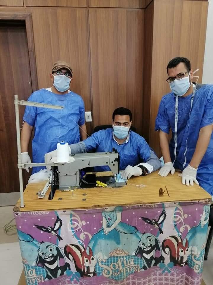 رئيس جامعة حلوان : إنتاج الكمامات الطبية بمستشفى بدر الجامعى