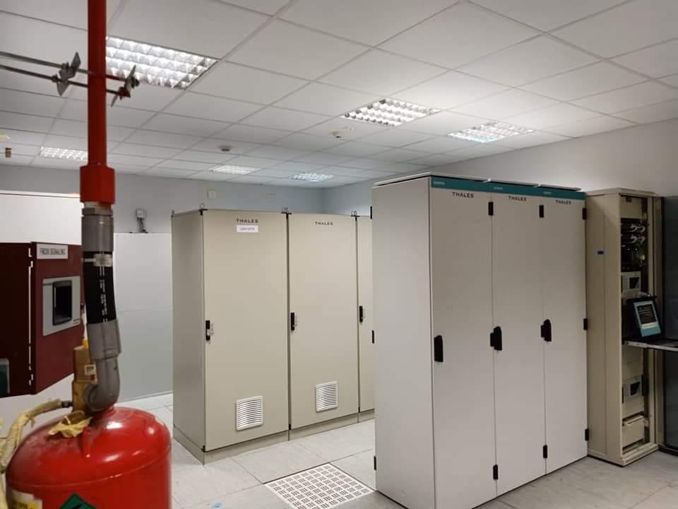 وزير النقل يعلن دخول برج قها لاشارات السكك الحديدية 