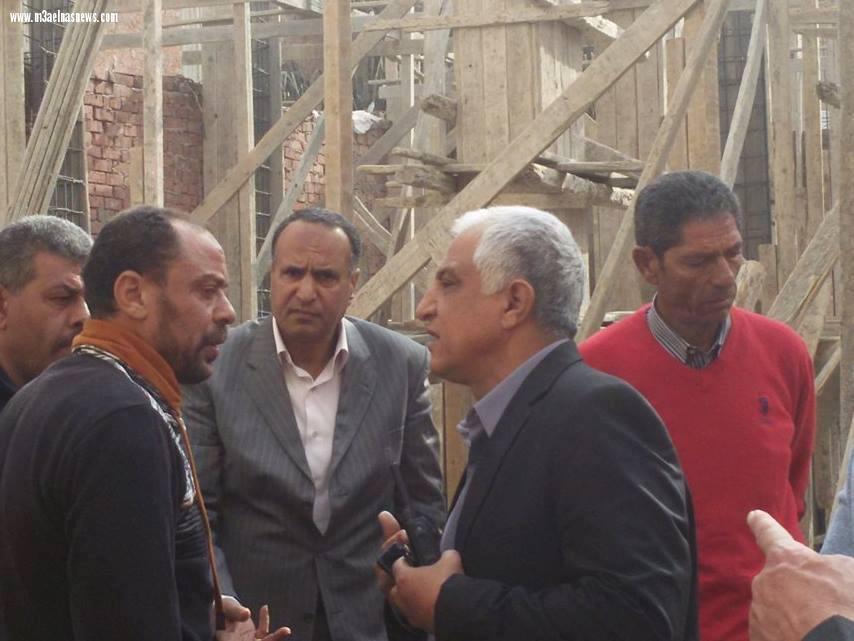 مساعد محافظ كفر الشيخ يقود حملة لإزالة تعديات أمام كنيسة بلطيم 