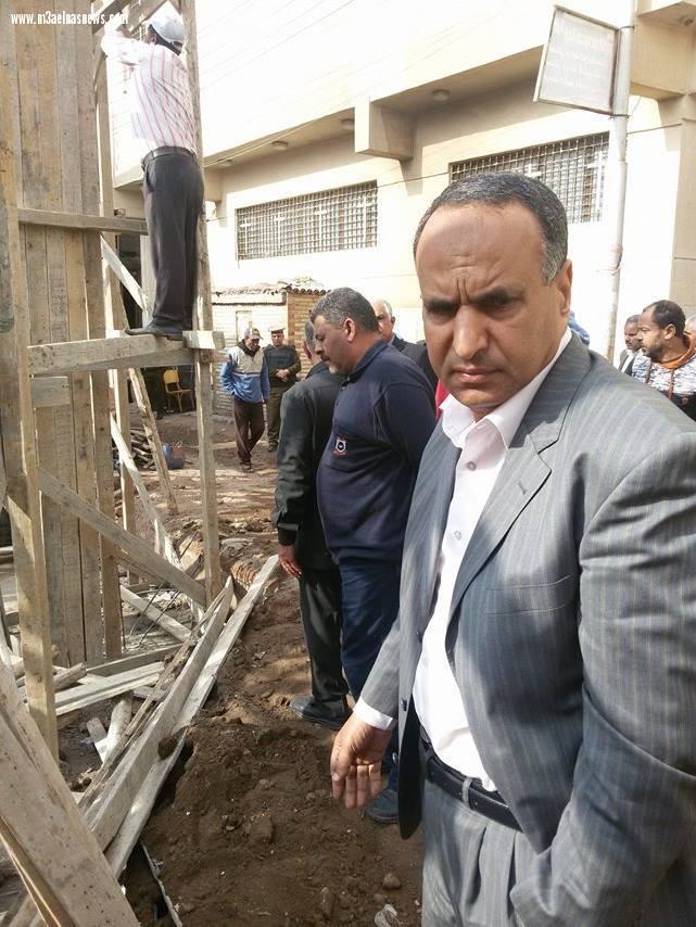 مساعد محافظ كفر الشيخ يقود حملة لإزالة تعديات أمام كنيسة بلطيم 