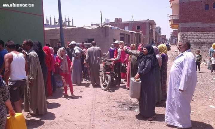 قرى كفر الشيخ تقضى ثانى أيام عيد الأضحى بدون مياه للشرب والأهالى يلجأون للدقهلية
