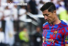 ليفاندوفيسكي ومعاناته مع برشلونة