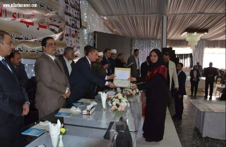 بالصور| محافظ كفرالشيخ ومدير الأمن يشهدان الاحتفال بيوم الشهيد بحديقة صنعاء ويكرمان 68 أسرة شهيد