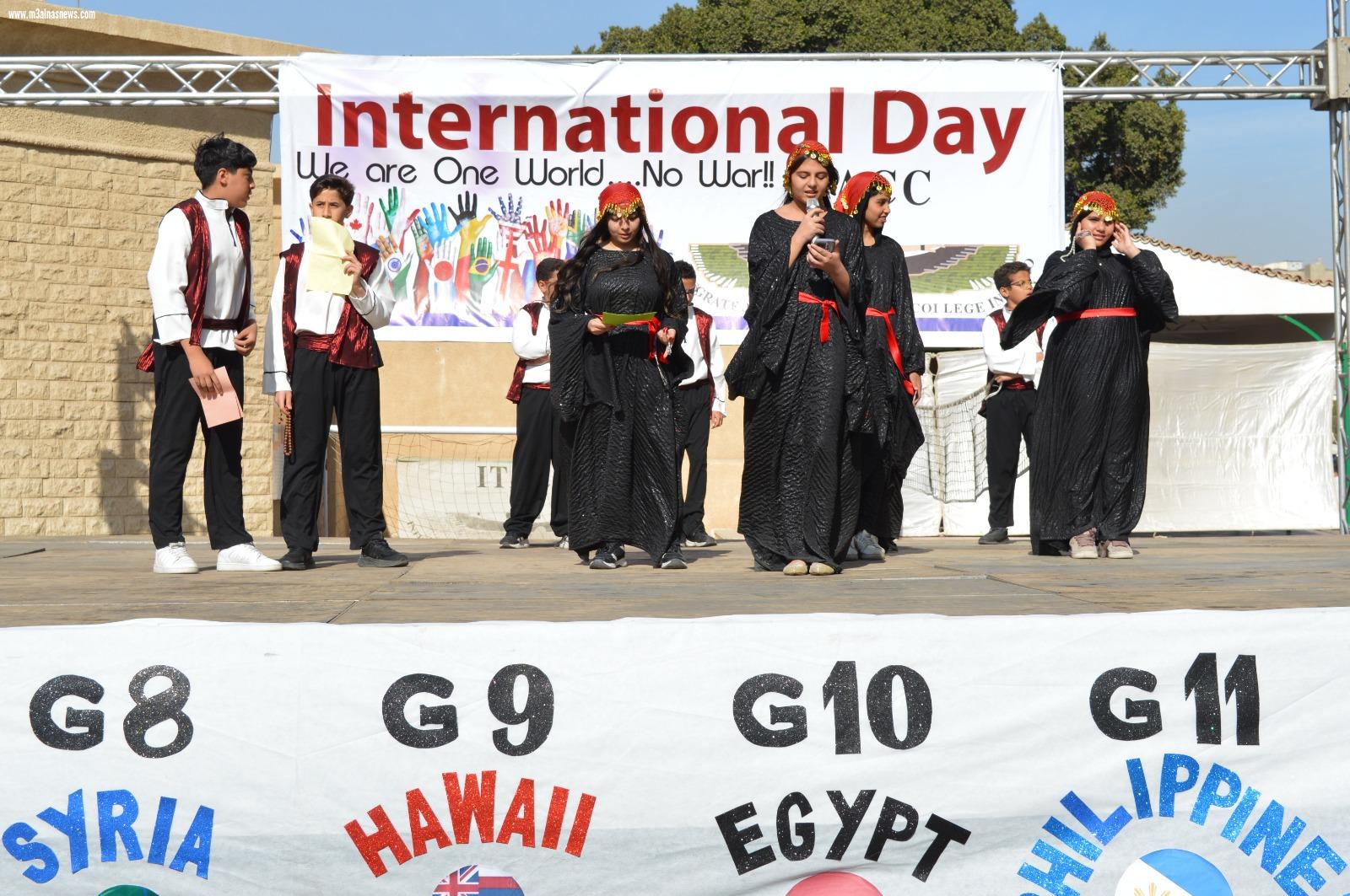 طيبة المتكاملة الأمريكية الدولية تواصل دورها الريادي بتنظيم اليوم الدولي لطلابها