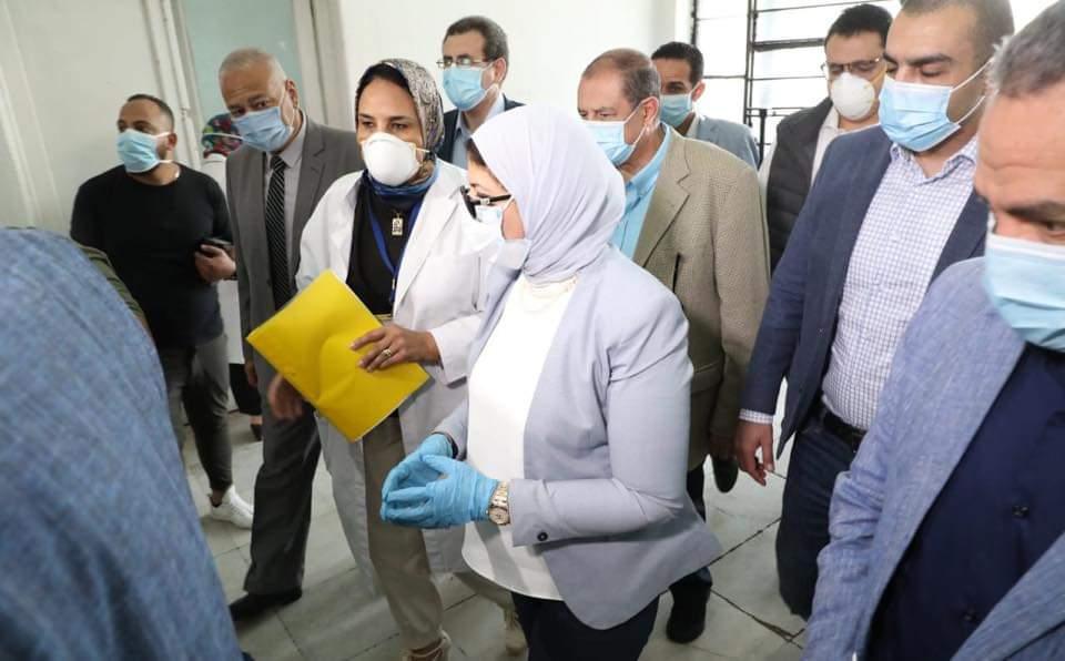 وزيرة الصحة: جاري الانتهاء من تطوير ورفع كفاءة 35 مستشفي حميات وصدر لتصبح مستشفيات للعزل