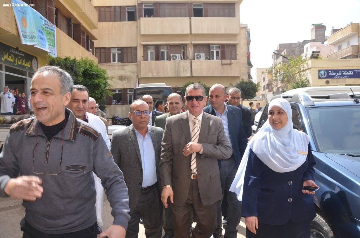 محافظ كفرالشيخ يتابع قافلة اليوم الواحد لجراحة الأطفال بمستشفى فوة