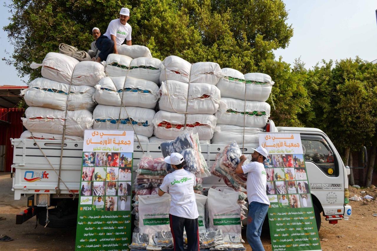 الأورمان تكثف جهودها لتوزيع ألحفة وبطاطين الشتاء على غير القادرين