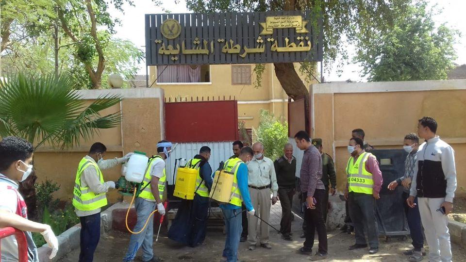 حملات تطهير مكثفة بمراكز أسيوط تحت اشراف نائب المحافظ