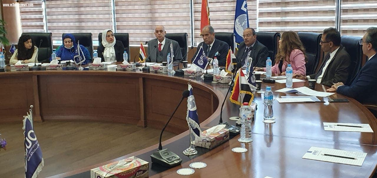 جامعة بدر توقع اتفاقية مع جمعية المصدرين المصريين 