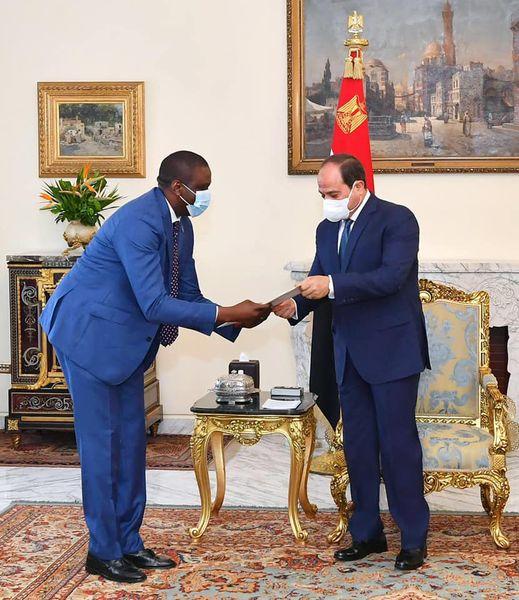 الرئيس السيسي يتسلم رسالة من رئيس الكونغو حول العلاقات الثنائية بين البلدين
