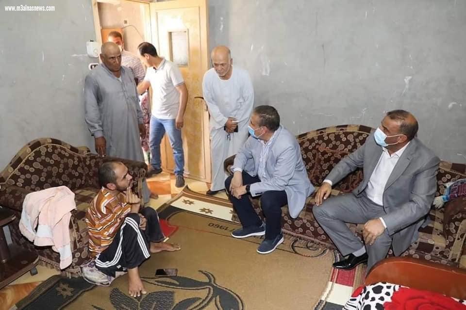 ️محافظ المنوفية يزور أسرة الأشقاء الثلاثة من ذوي الهمم بميت خلف