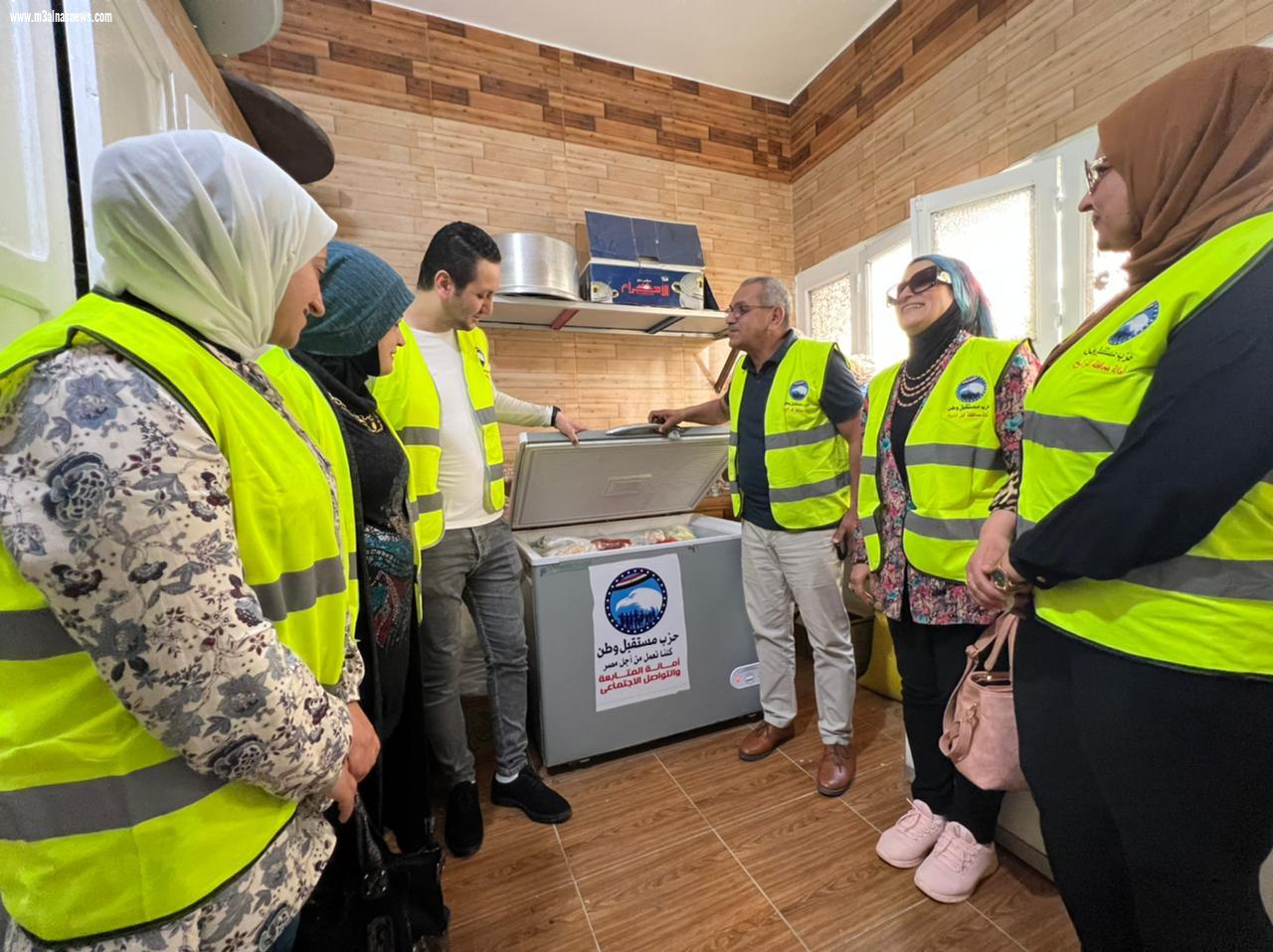 مستقبل وطن يزور دار المسنين فى كفر الشيخ ويقدم الهدايا لهم