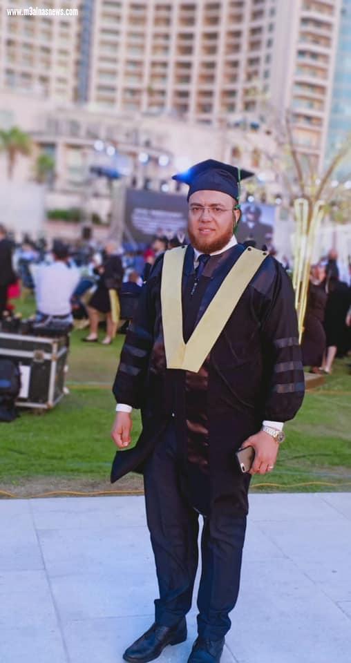 تهنئة لحصول الزميل محمد قريطنة على رسالة الماجستير