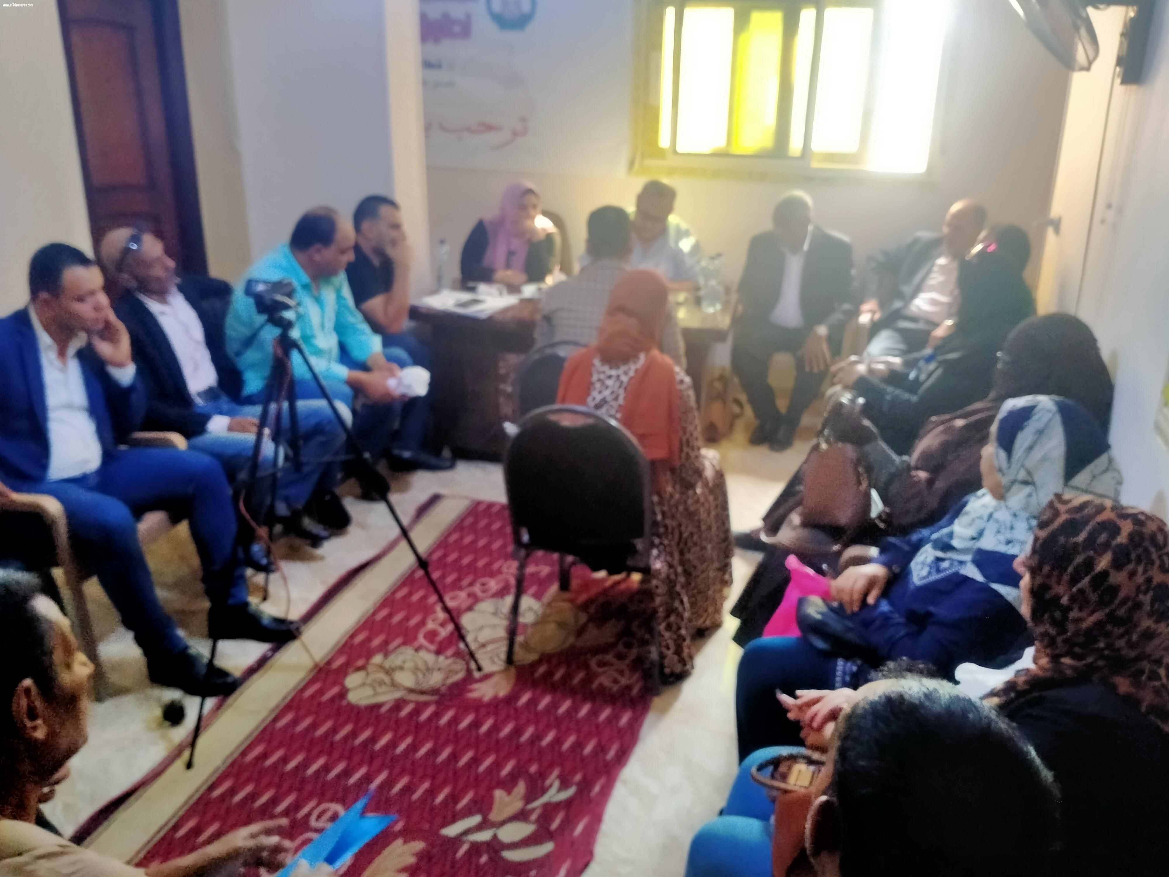 معاناة أهالى الملاحة مع الأوقاف والإصلاح الزراعى على جدول أعمال المنظمة المصرية بكفرالشيخ