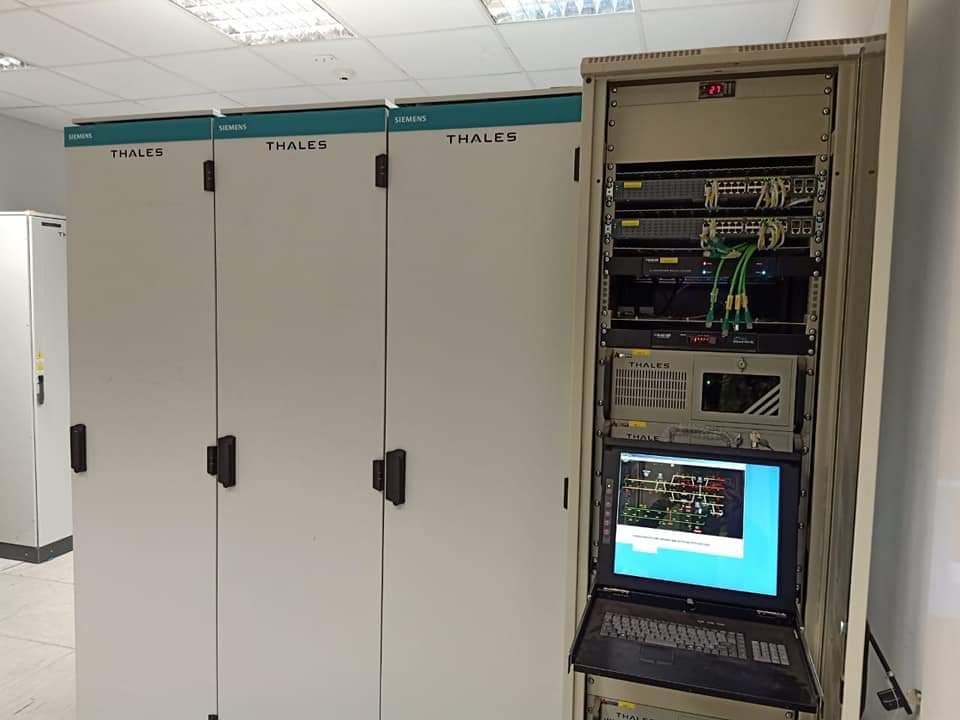 وزير النقل يعلن دخول برج قها لاشارات السكك الحديدية 