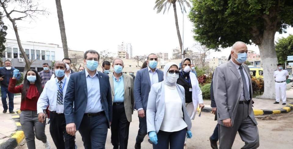 وزيرة الصحة: جاري الانتهاء من تطوير ورفع كفاءة 35 مستشفي حميات وصدر لتصبح مستشفيات للعزل