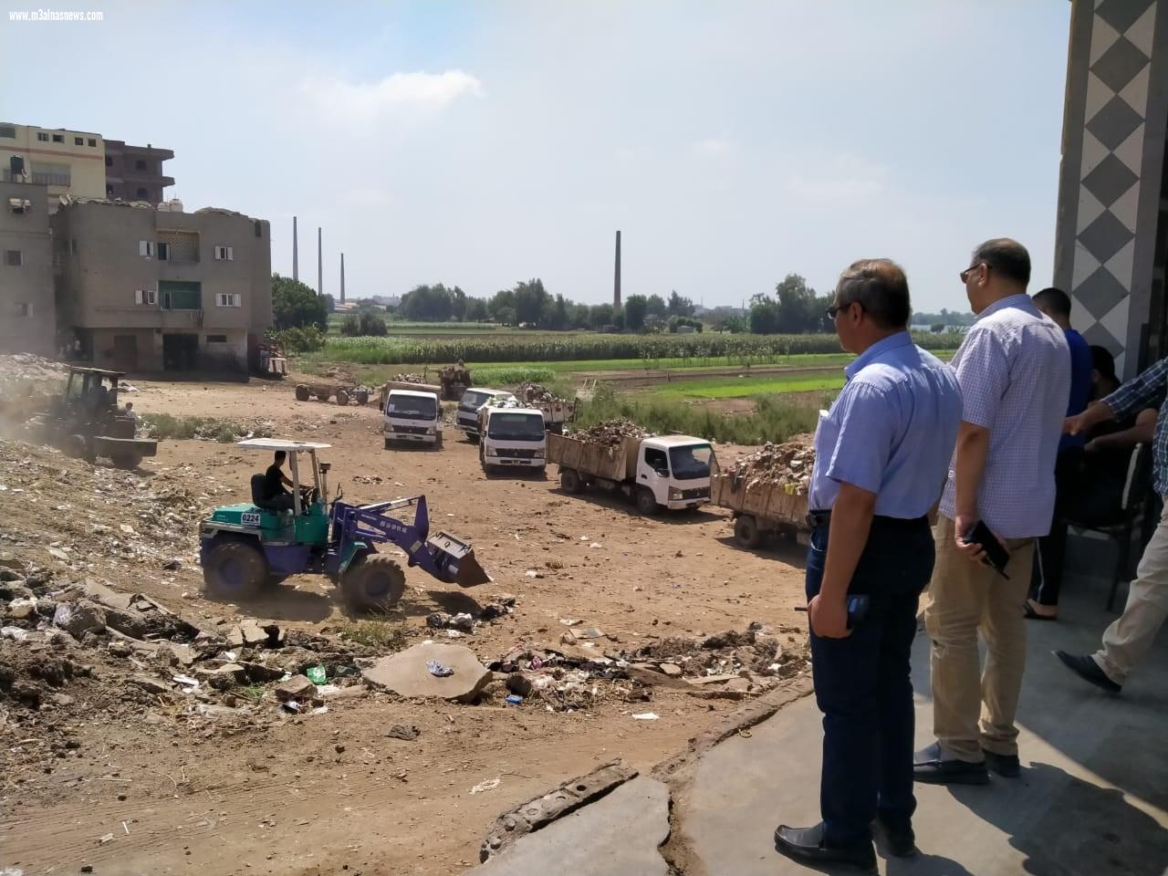 رفع 2482 طن مخلفات وحملات نظافة مكثفة بمدن كفر الشيخ