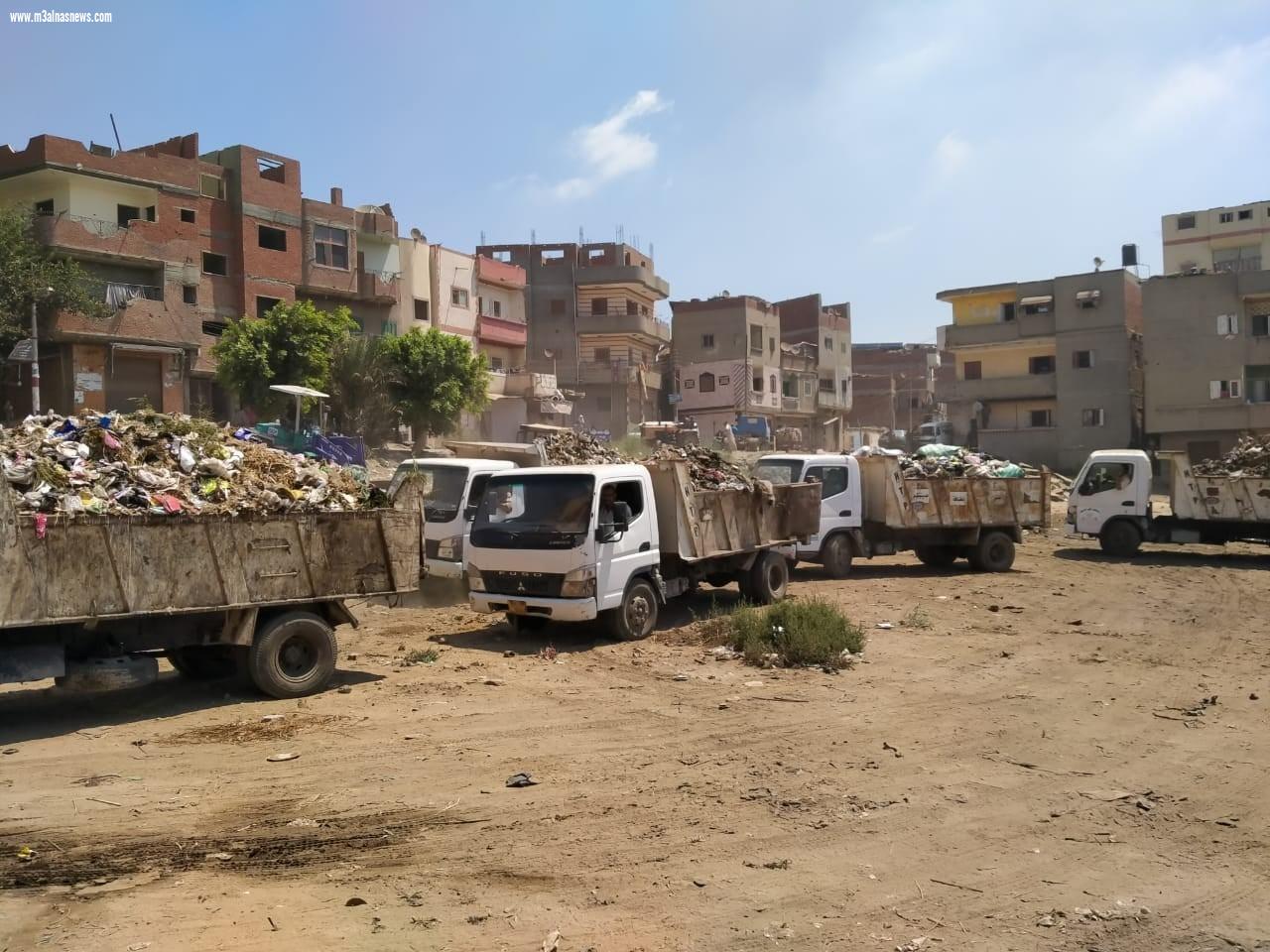 رفع 2482 طن مخلفات وحملات نظافة مكثفة بمدن كفر الشيخ