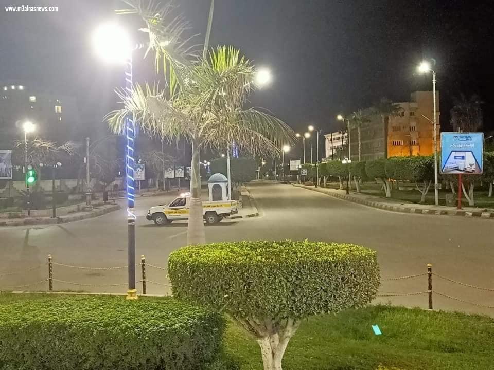 في اليوم الثاني لحظر التجوال.. التزام تام من شعب كفرالشيخ