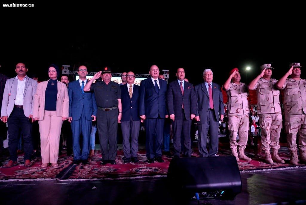 محافظ أسيوط يشهد احتفالات جامعة أسيوط بذكرى انتصارات أكتوبر المجيدة