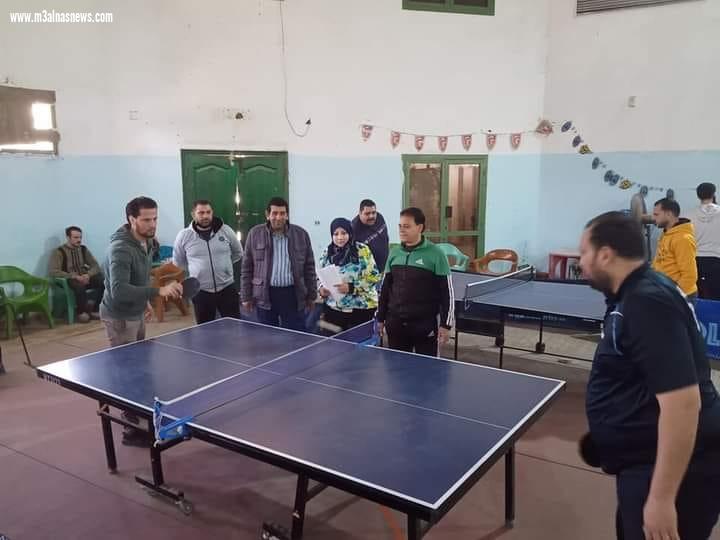 إنطلاق فعاليات مسابقة تنس الطاولةللعاملين علي مستوي الشباب والرياضة بالدقهلية