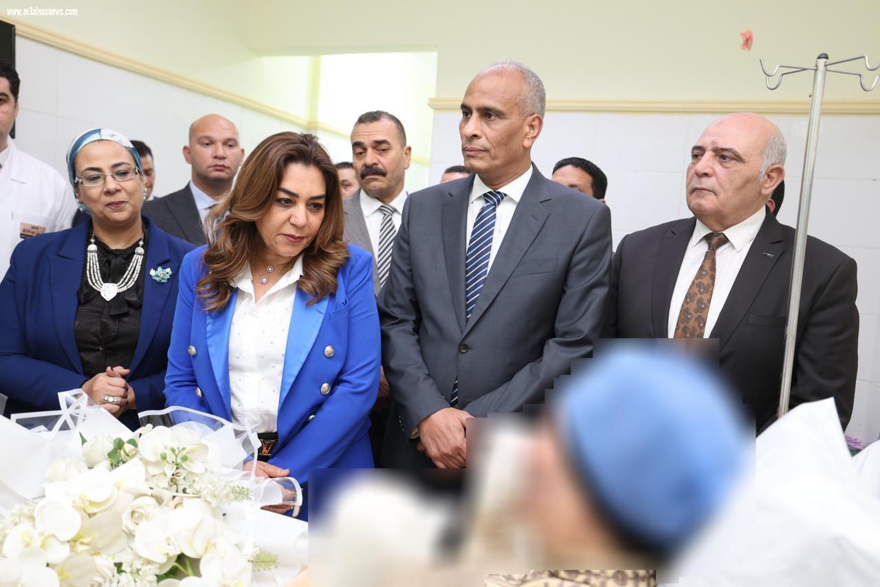 وزيرة التنمية المحلية تقرر نقل حكمت الباز لمستشفى الحروق بالقاهرة