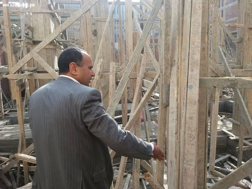 مساعد محافظ كفر الشيخ يقود حملة لإزالة تعديات أمام كنيسة بلطيم 