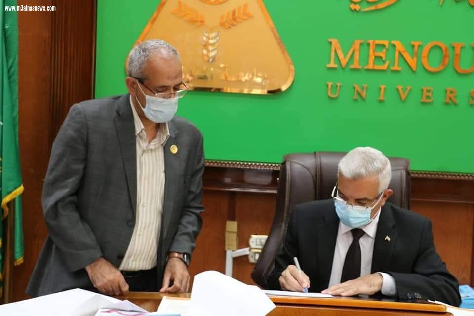 مبارك يعتمد نتيجة بكالوريوس الهندسة بالمنوفية