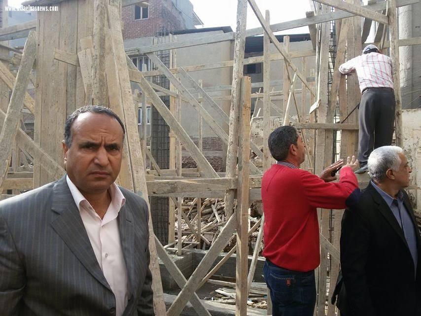 مساعد محافظ كفر الشيخ يقود حملة لإزالة تعديات أمام كنيسة بلطيم 