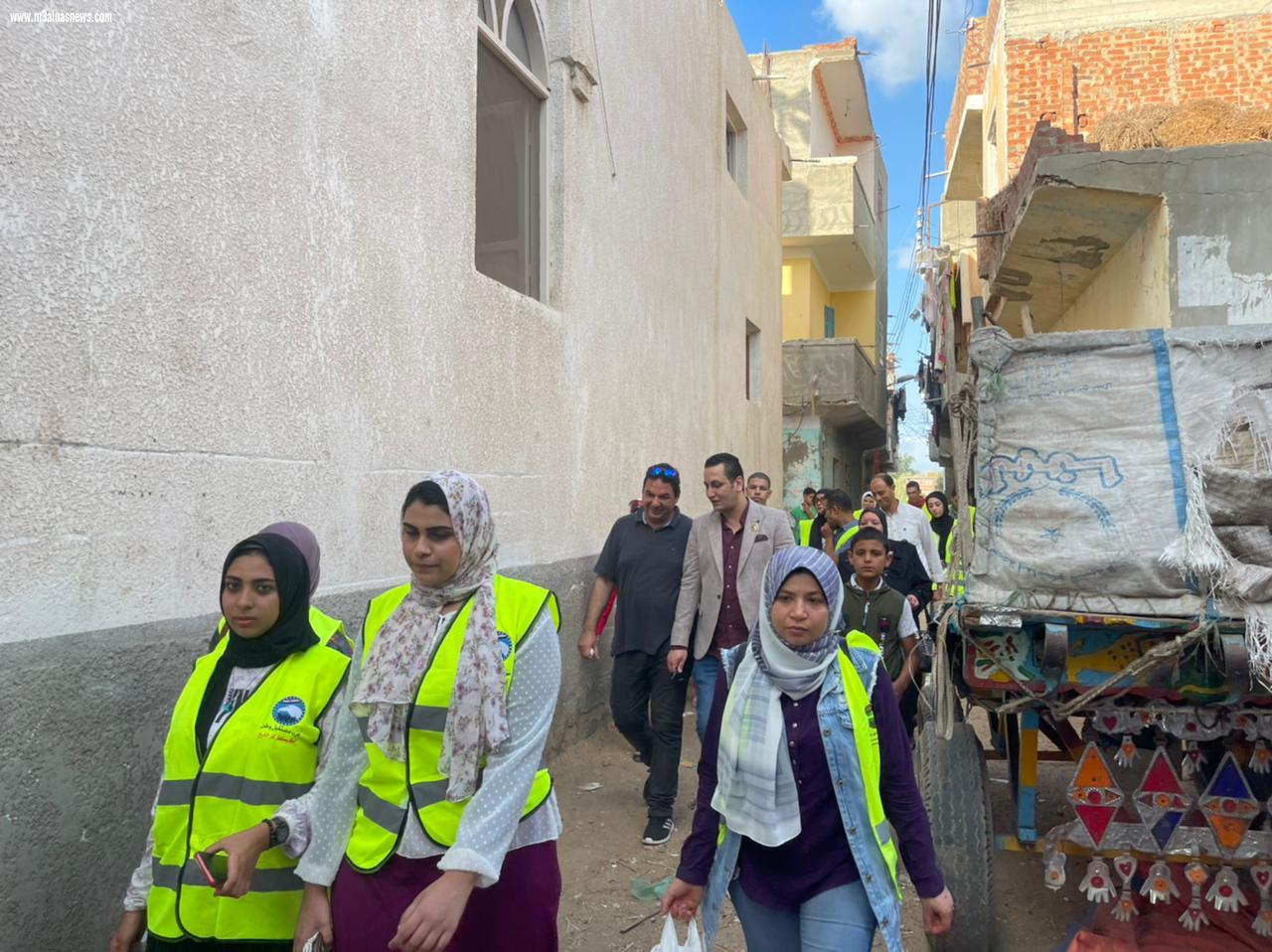 مستقبل وطن بكفرالشيخ يوزع 300 كرتونة مواد غذائية ولحوم بمركز مطوبس 