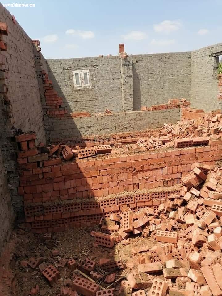 إزالة 16حالة تعدي على الأراضي الزراعية وإجراءات حاسمة للمخالفين .