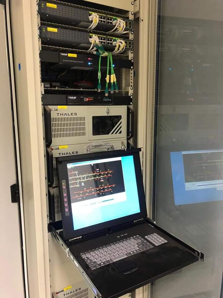 وزير النقل يعلن دخول برج قها لاشارات السكك الحديدية 