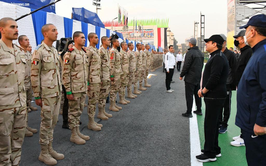 جولة تفقدية فجر اليوم لمقر الكلية الحربية