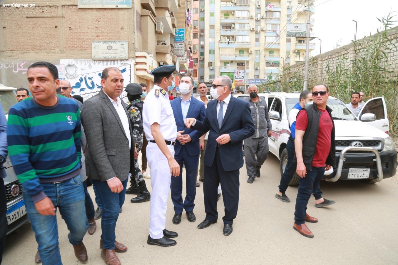محافظ كفر الشيخ يتفقد توسعة الطرق واعادة رصفها وربط رافدي الطريق الدولى
