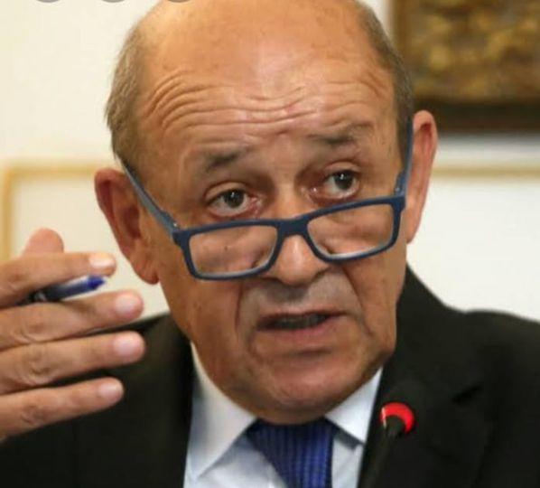  وزير الخارجية الفرنسي  يوجه رسالة  للعالم الإسلامي