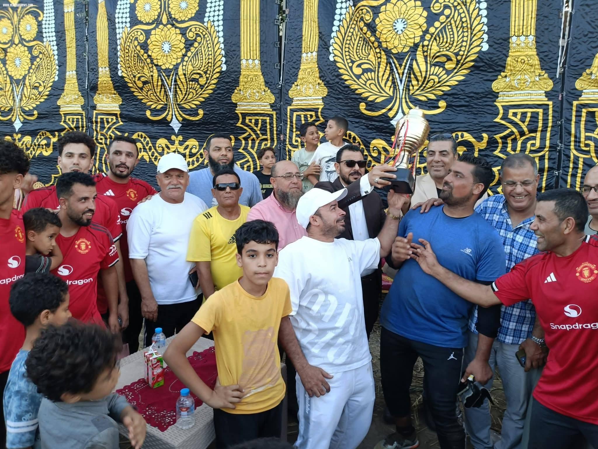 علاء ماهر مرشح الشباب للبرلمان يشارك فى افتتاح كأس المجاز الغربي بالحامول